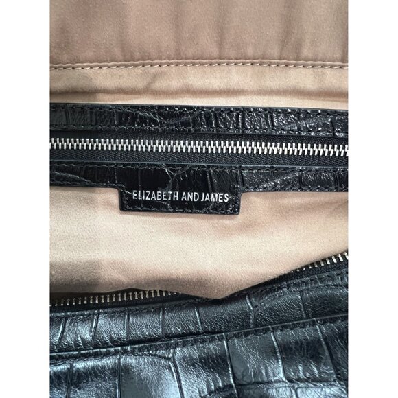 Elizabeth & James Keely Newspaper Bag in Black - Picture 6 of 6